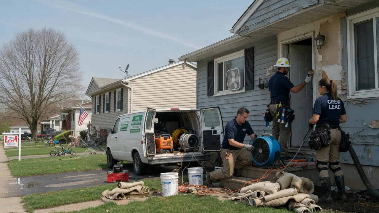 Flood Cleanup in Bryan, OH near me