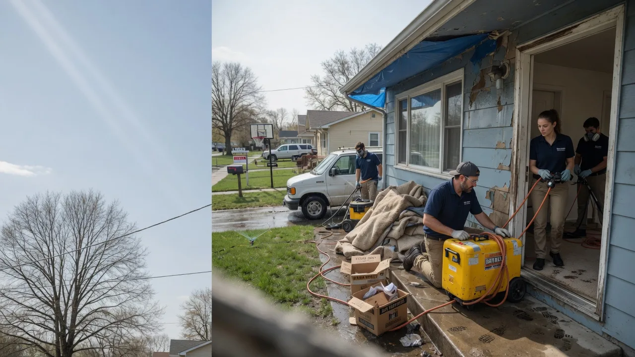 Basement Flood Cleanup in Bryan, OH near me